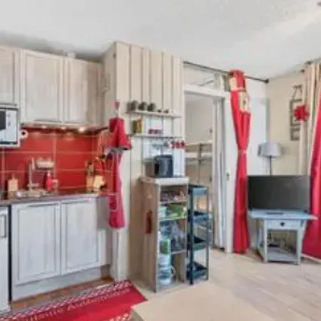 Chaleureux A Uvernet-fours, 25m² Avec Vue Montagne